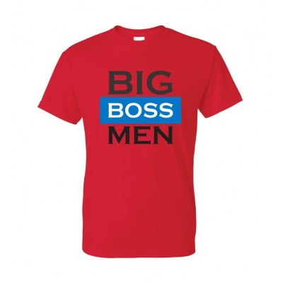 T-shirt Big Boss Men Rouge