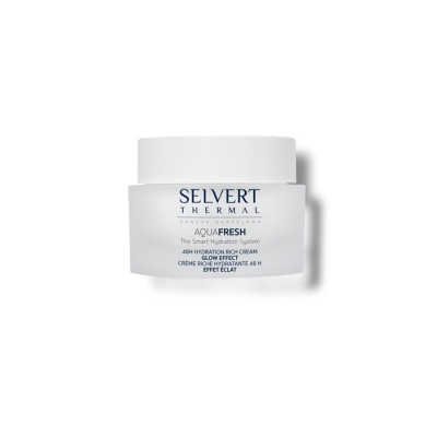 crème riche hydratante 48 hr effet éclat Selvert...