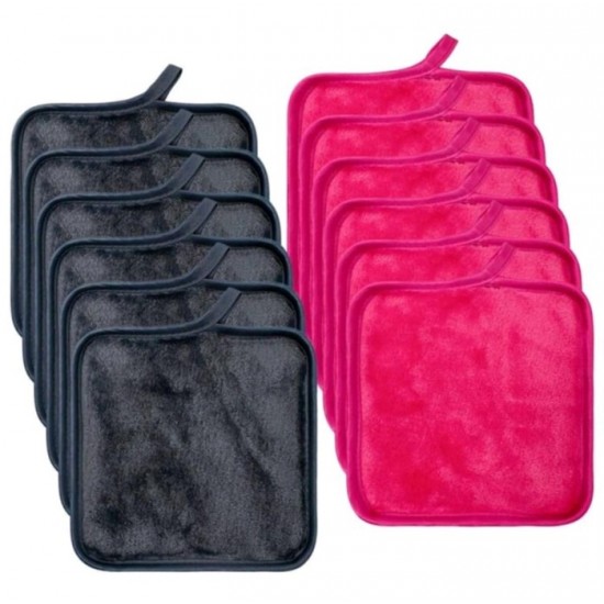 Lingettes démaquillantes réutilisables en microfibre