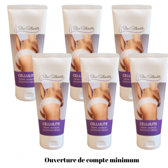 6 Tubes de crèmes cellulite avancée 