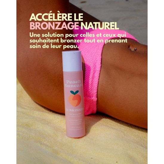PEACH Suncare – Lait Bronzage Foncé Sunkissed