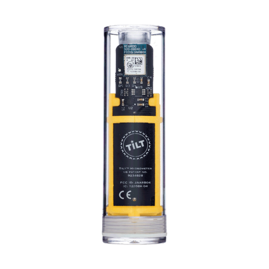 Hydromètre / thermomètre électronique Tilt Hydrometer - Jaune