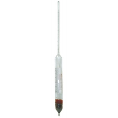Densimètre (saccharomètre) de 7,5 à 16 °Brix...