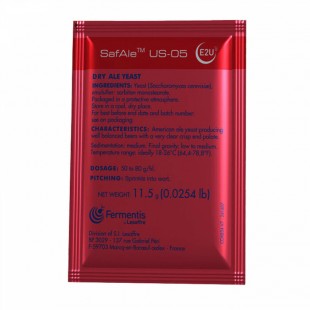 Levure SafAle US-05 de Fermentis (11,5 g)