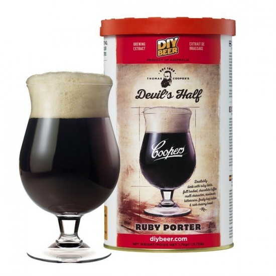 Kit pour bière Thomas Coopers - Devil's Half Ruby...