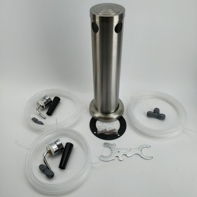 Kegerator KegLand Series X - Avec tour à 2 robinets SS Nukatap 