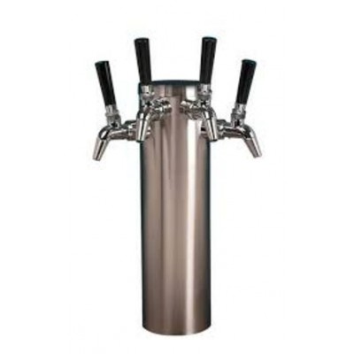 Kegerator KegLand Series X - Avec tour à 4 robinets SS Nukatap 
