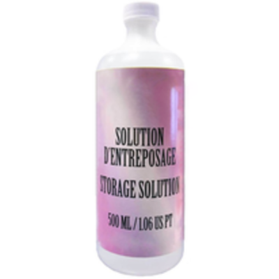 Solution d'entreposage pour électrode de...