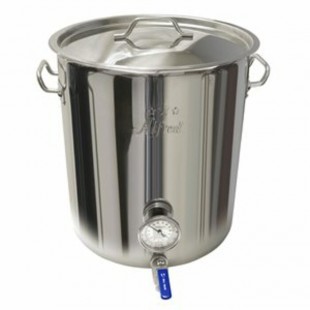 Marmite de brassage Alfred's de 15 gallons - Fond...