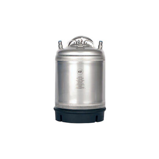 Fût (Keg) Ball Lock de 2,5 gallons avec une poignée en métal - Amcyl
