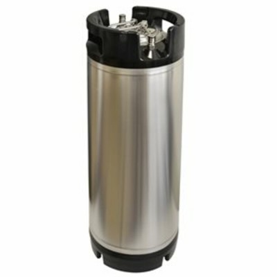 Fût (Keg) Ball Lock de 5 gallons avec poignées en caouchouc - Amcyl