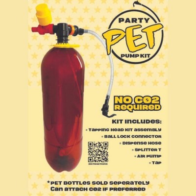Kit Party Keg Dispensing de Kegland - Pour service de bouteille PET Keg