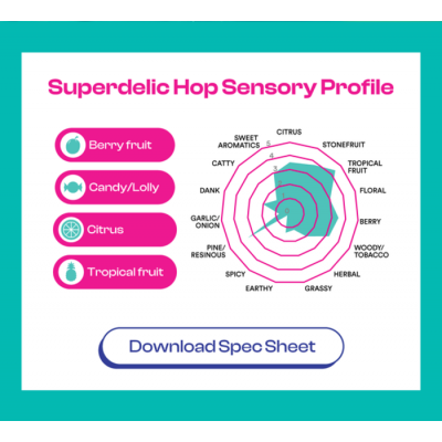 Superdelic™ (NZ) - houblon en granules (25 g à 500g)