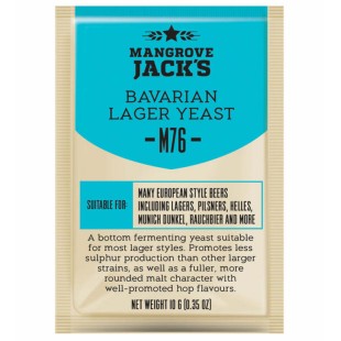 Levure Mangrove Jack's - M76 Bavarian Lager - 10 g