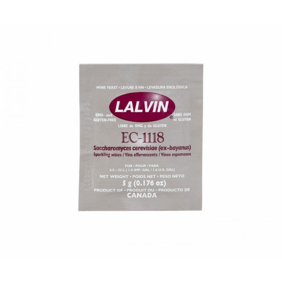 Levure Lalvin : EC-1118™ (5g)