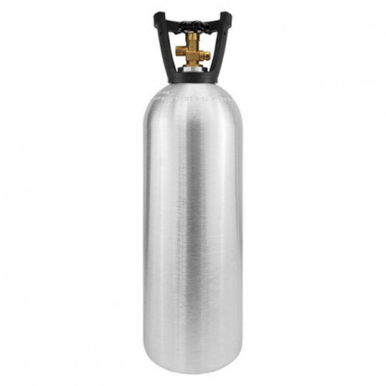 Bonbonne pour 20 lbs de CO2 liquide avec siphon -...