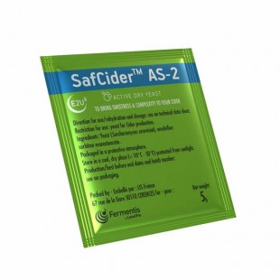 Levure SafCider™ AS-2 de Fermentis (5 g)