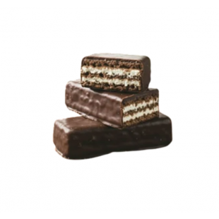 Gaufrettes enrobées protéinées cookie et crème