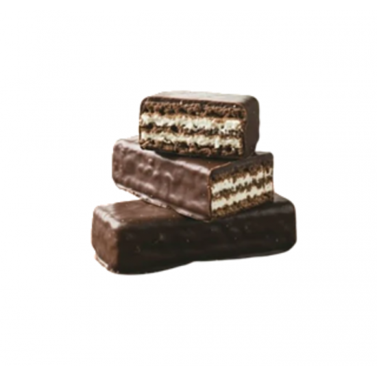 Gaufrettes enrobées protéinées cookie et crème