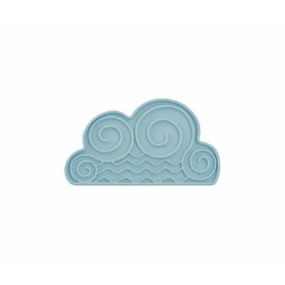 Dexypaws Tapis de Léchage Stimulant en Forme de Nuage Bleu Ciel