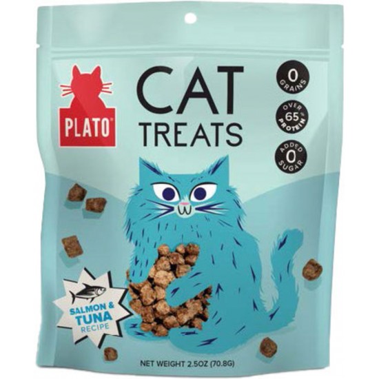 Plato friandises pour chat thon et saumon 2.5 oz