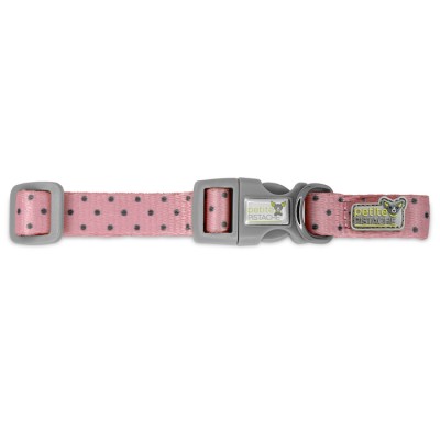 Petite pistache collier Pink Polka pour chien