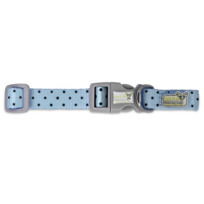 Petite pistache collier Blue Polka pour chien