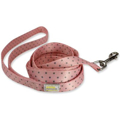 Petite pistache laisse Pink Polka pour chien