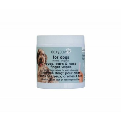 Dexypaws – Lingettes doigt pour chien soins des...