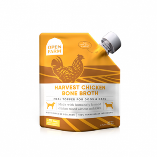 Open Farm bouillon d’os de poulet Harvest pour...