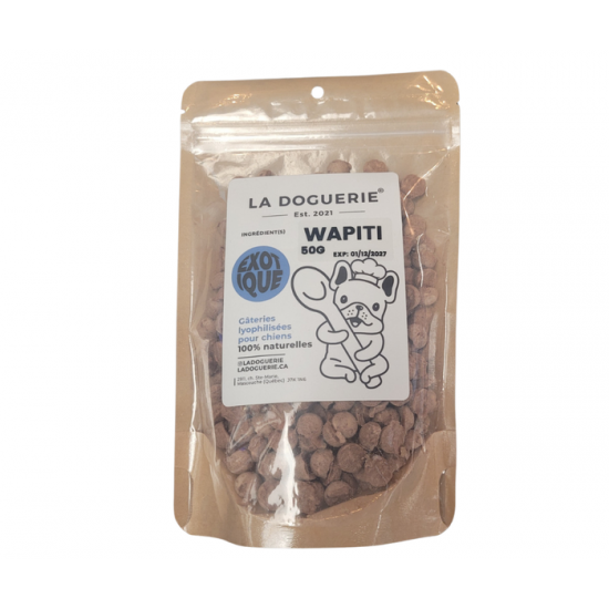 La Doguerie Pastilles lyophilisées wapiti...