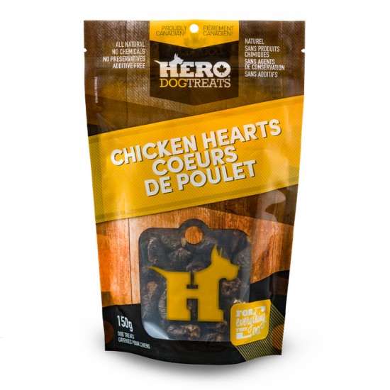 HERO DOG TREATS Coeurs de poulet croustillants...
