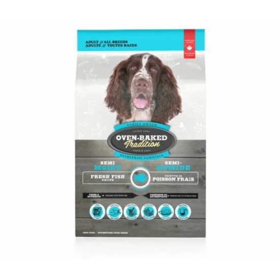 Obt Nourriture semi-humide pour chien au poisson 5...