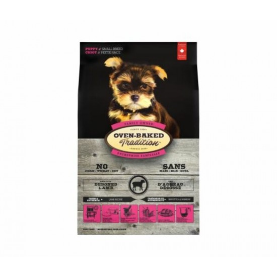 Obt Nourriture sèche pour chiot de petite race à l’agneau 10 lb