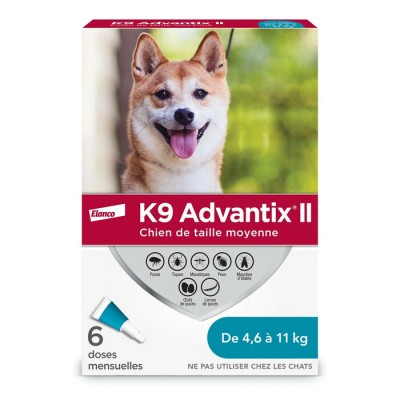 K9 ADVANTIX II Traitement antiparasitaire pour...