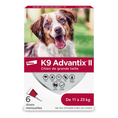 K9 ADVANTIX II Traitement antiparasitaire pour...