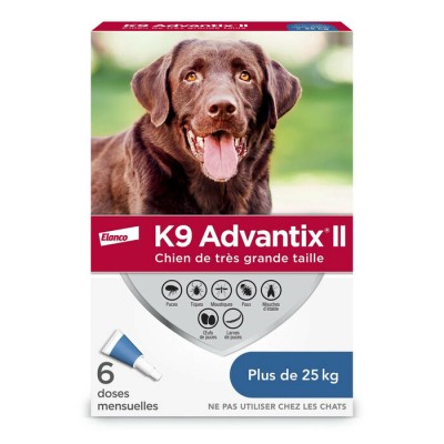 K9 ADVANTIX II Traitement antiparasitaire pour...