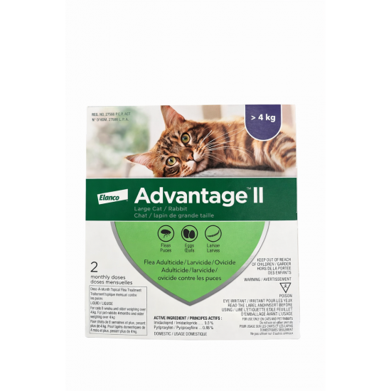 ADVANTAGE II Traitement contre les puces pour chat...