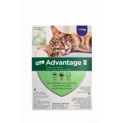 ADVANTAGE II Traitement contre les puces pour chat...