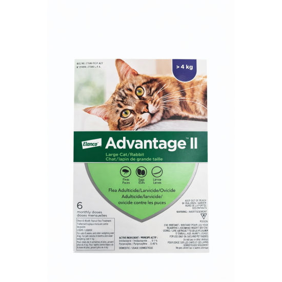 ADVANTAGE II Traitement contre les puces pour chat...