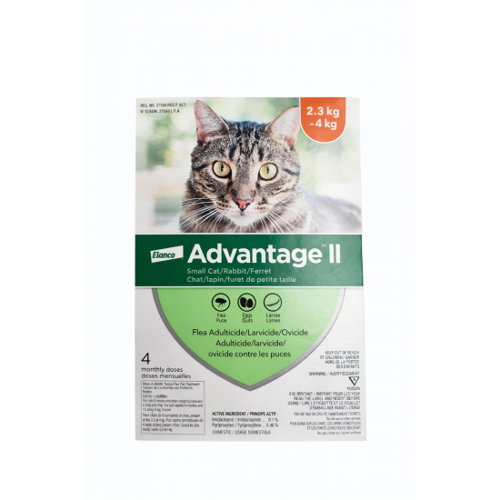 ADVANTAGE II Traitement contre les puces pour chat...