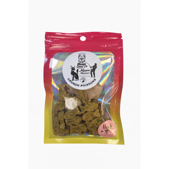 MANGE DONC ÇA Crunch poissons gâterie naturelle... MANGE DONC ÇA Crunch poissons gâterie naturelle...