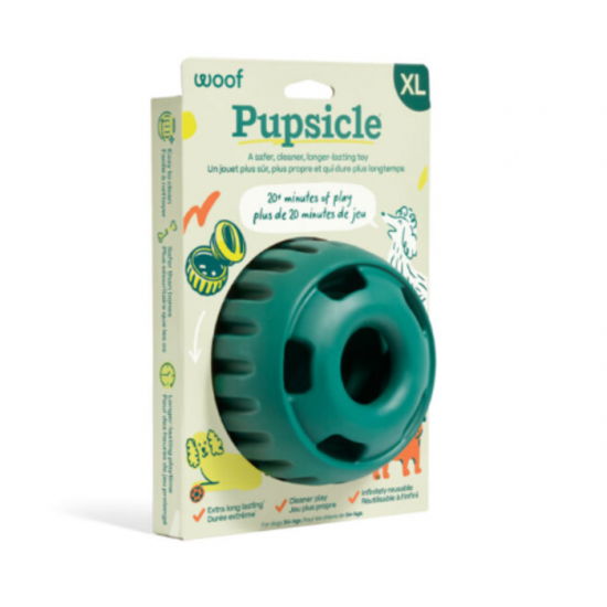 WoofPet Pupsicle vert jouet interactif durable...