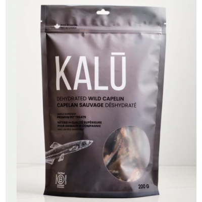 KALU Capelan sauvage déshydraté pour chien et...