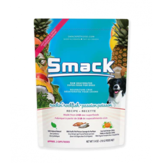 SMACKPETFOOD Rockin Rockfish pour chien nourriture déshydratée 210g