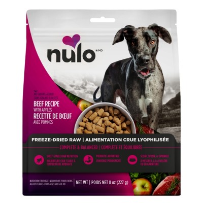 Nulo Freeze-Dried Raw Beef and Apple pour chien...