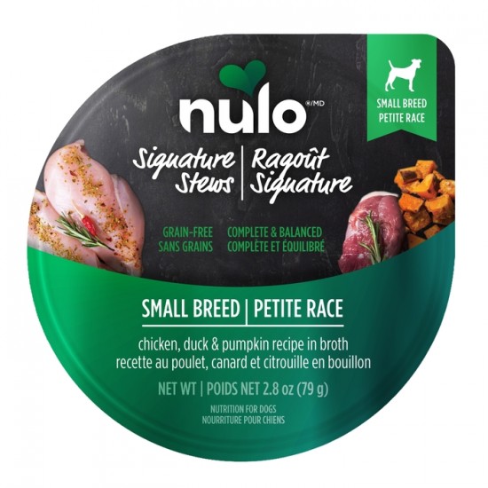 Nulo Signature Stew petit chien repas mijoté au poulet et canard