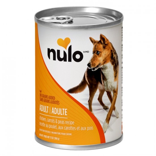 Nulo FreeStyle nourriture humide pour chien adulte poulet carottes et pois sans grains