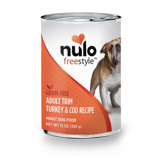 Nulo FreeStyle Adult Trim dinde et morue nourriture humide pour chien gestion du poids