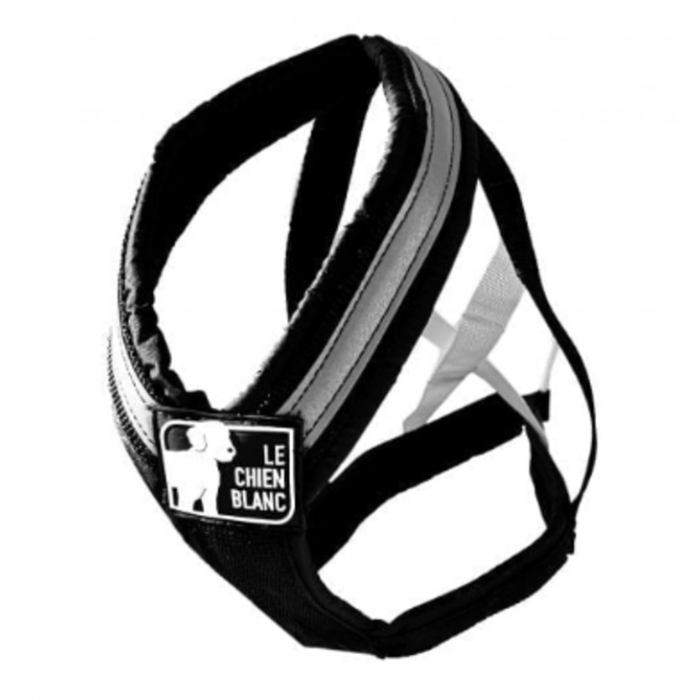 LeChienBlanc Harnais de Traction Élite noir pour sports canins attelés LeChienBlanc Harnais de Traction Élite noir pour sports canins attelés